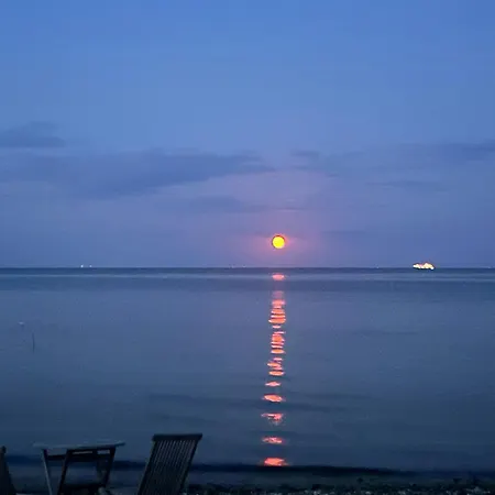 Beachfront Summerhouse With Amazing View And Peace * Hesselager